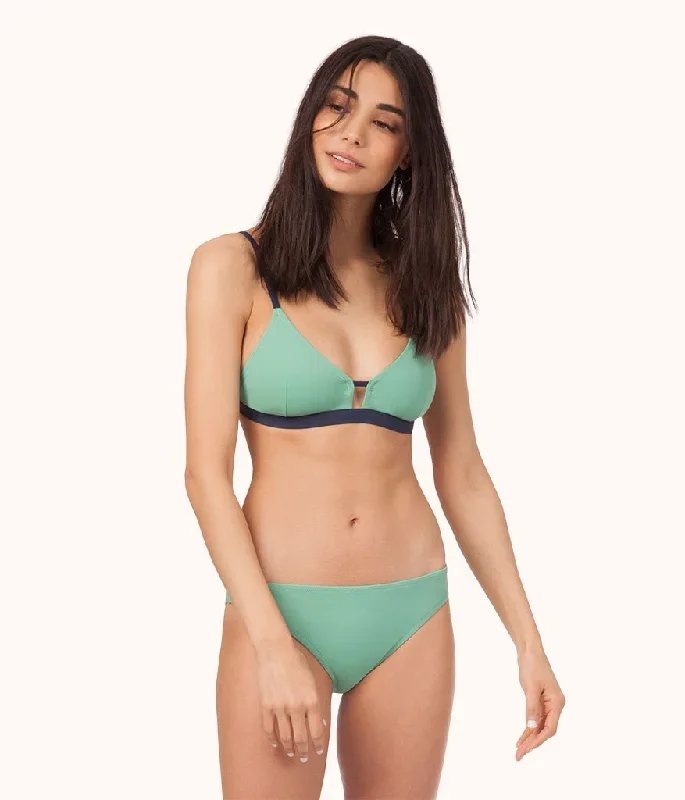 The Swim Bralette: Mint/Navy