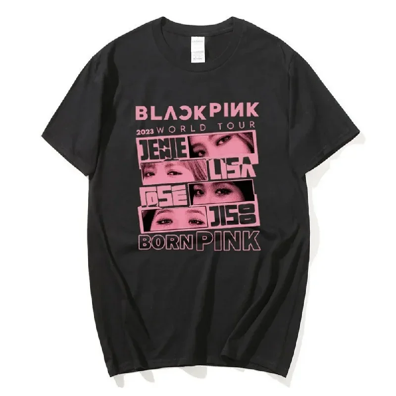 top-women-kpop-black-harajuku-womens-t-shirt-born-pink-2023-printed-couple-round-neck-cotton-short-sleeve-summer-top