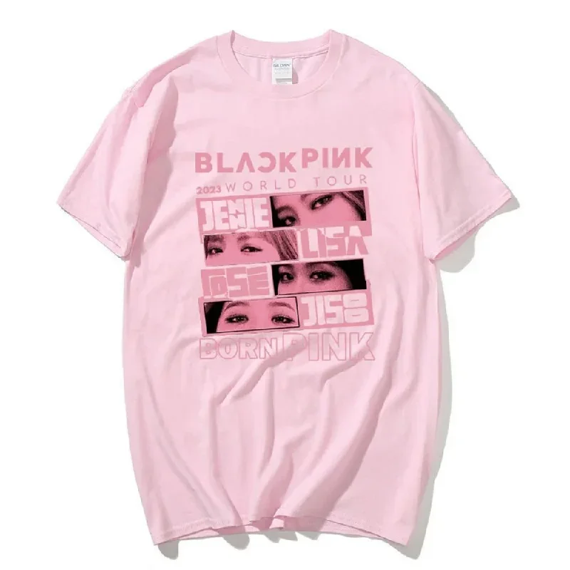 top-women-kpop-black-harajuku-womens-t-shirt-born-pink-2023-printed-couple-round-neck-cotton-short-sleeve-summer-top