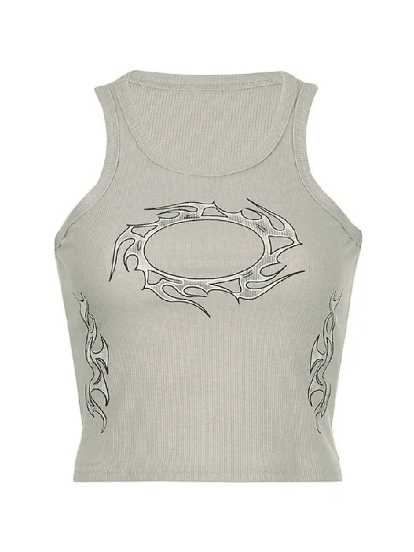 tribal-flame-cropped-tank-top