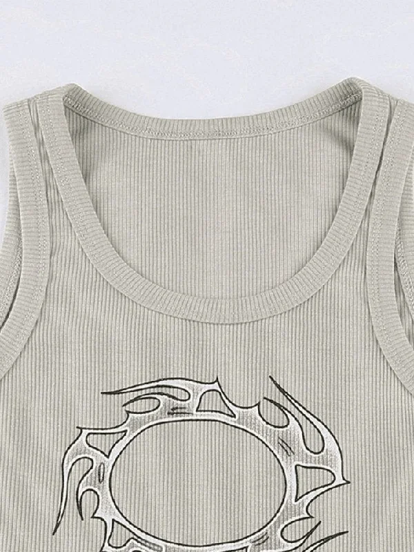 tribal-flame-cropped-tank-top