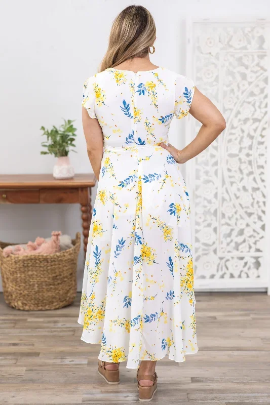 white-and-yellow-floral-high-low-maxi-dress