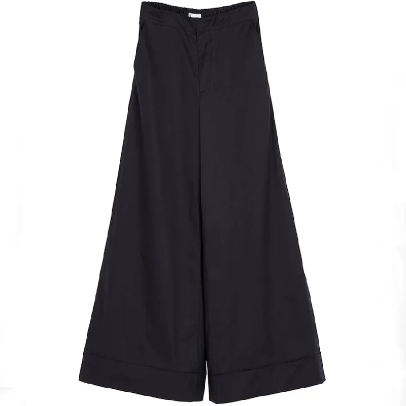 WIDE COTTON PANTS ""ILA"" IN BLACK