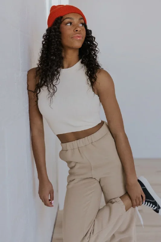 Willow Textured Cropped Tank